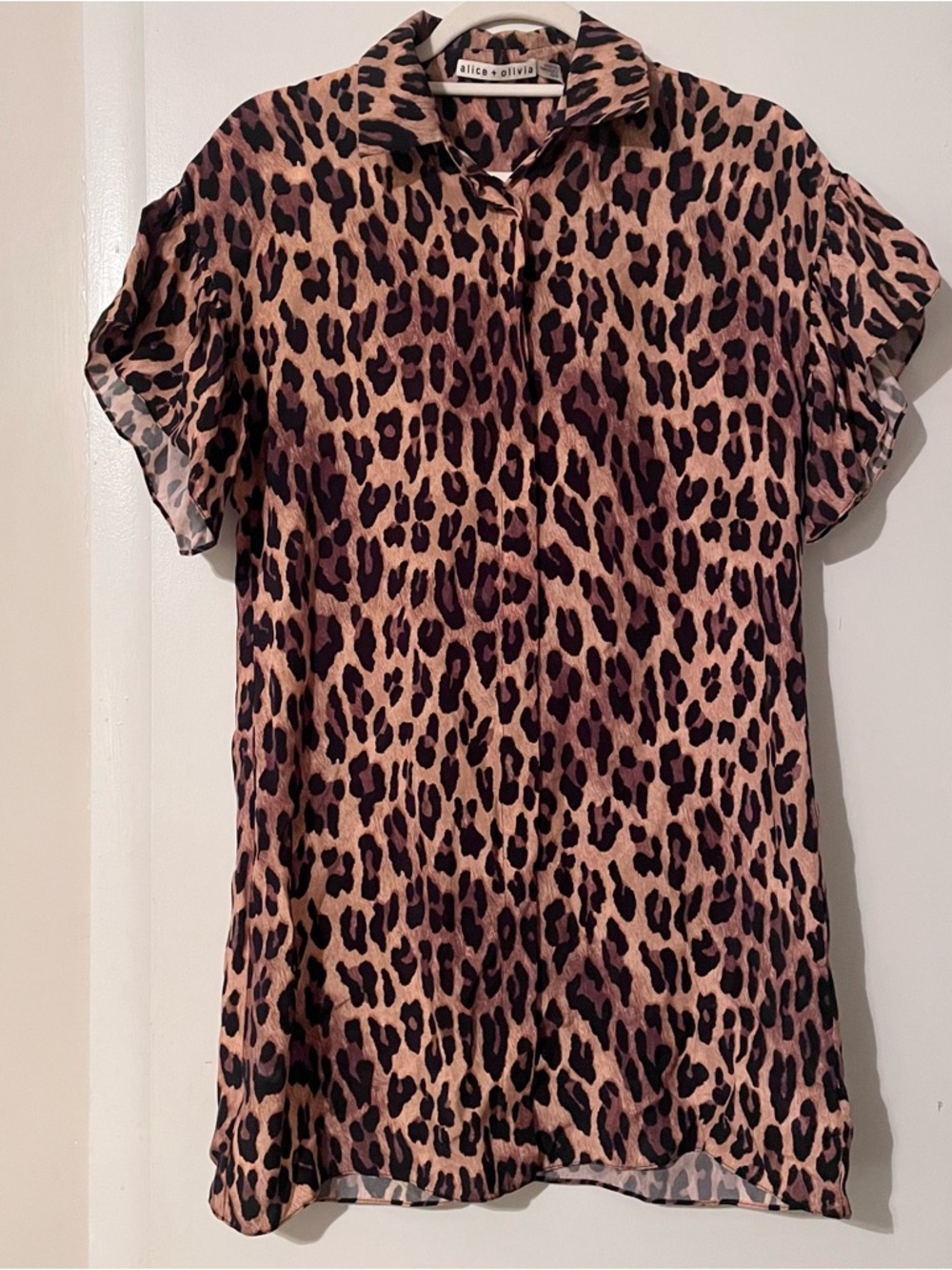 Alice + Olivia Leopard Print Dress